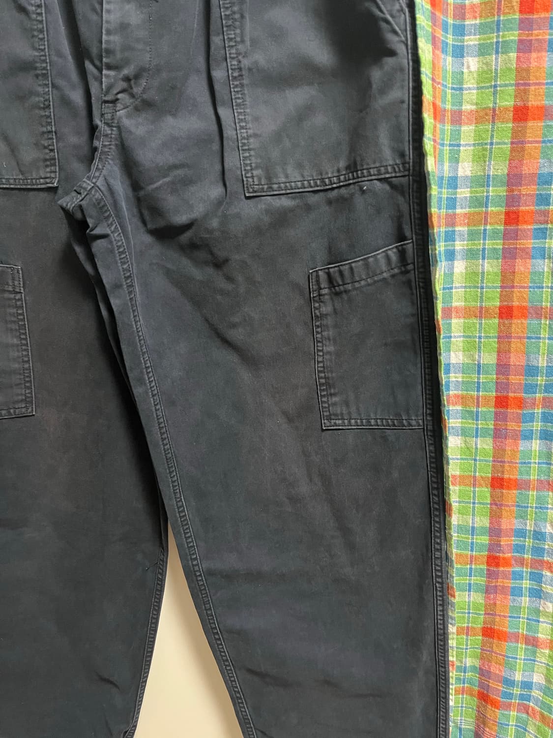 카키스 네이비 카고 팬츠 상품이미지2