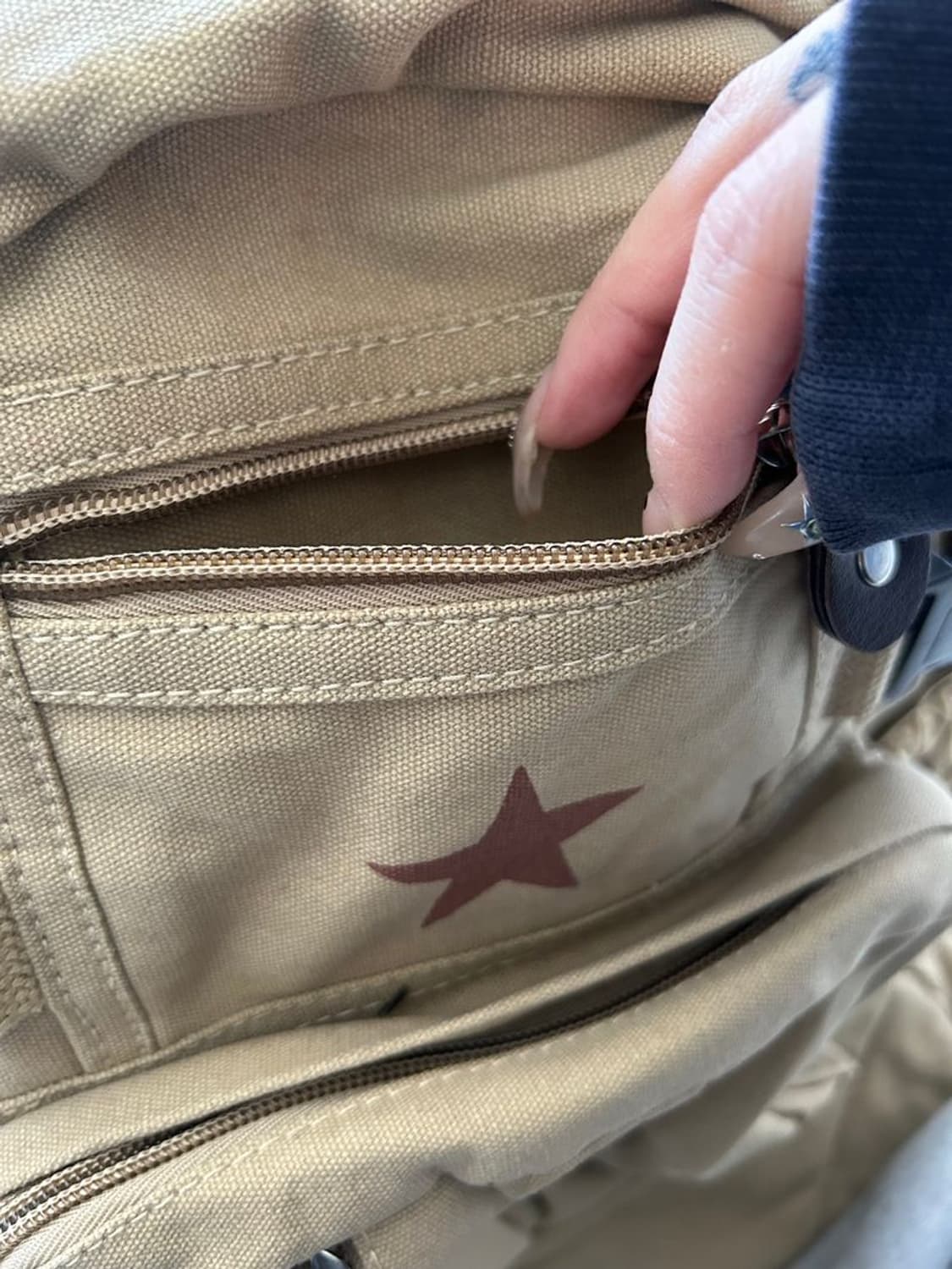 VINTAGE CANVAS COMPACT BACKPACK 컴팩트 백팩 상품이미지7