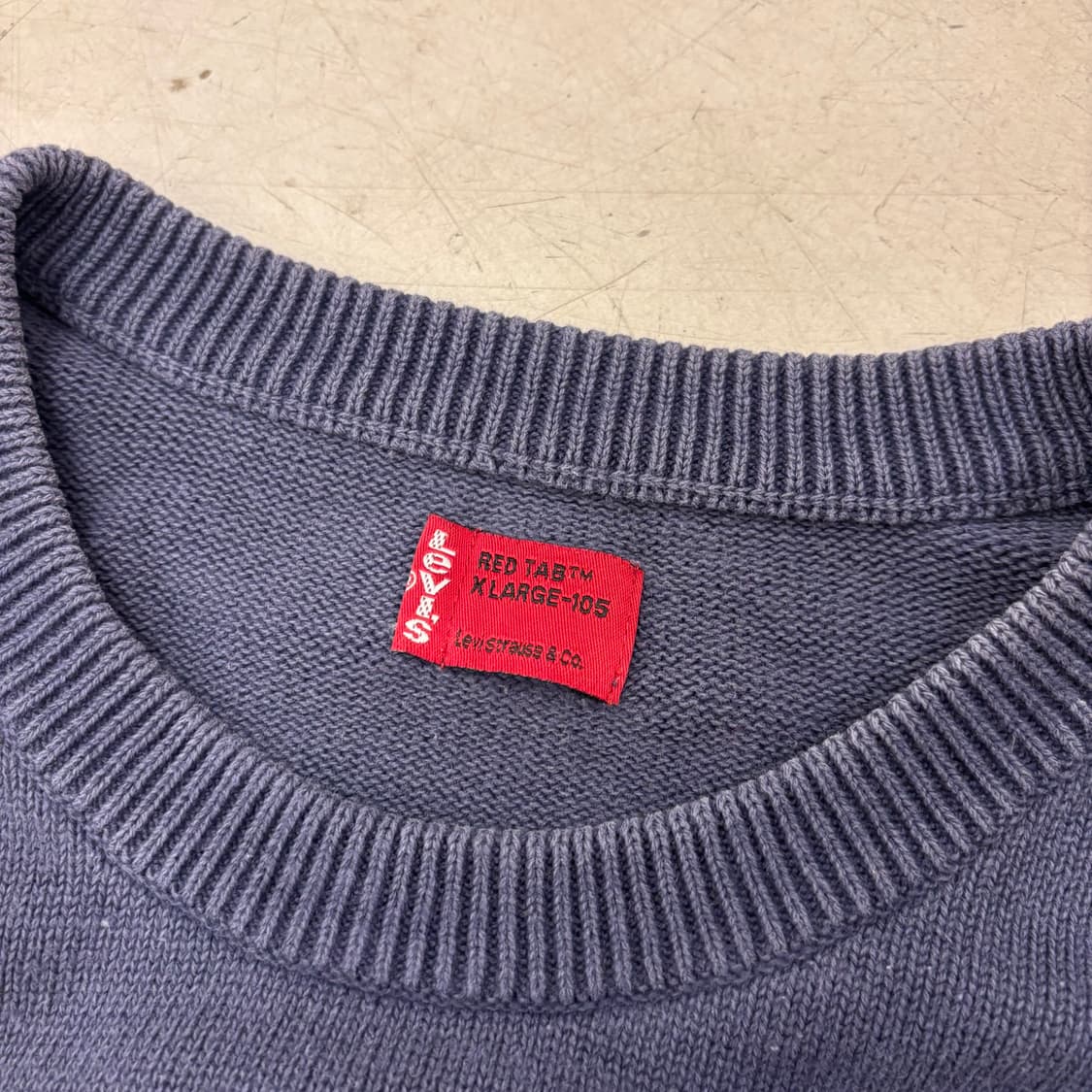 리바이스 진스 투톤 니트 상품이미지3