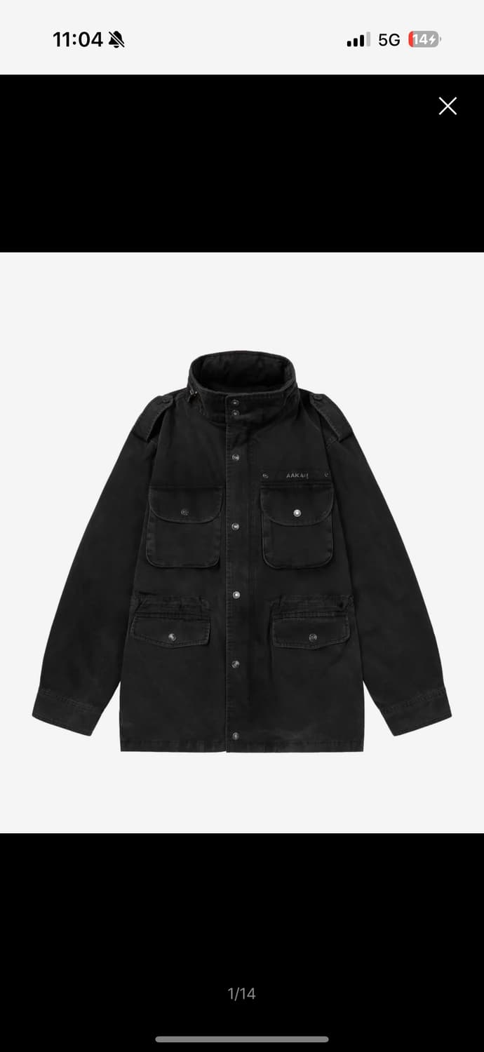 아캄 워시드 필드 자켓 야상 상품이미지1