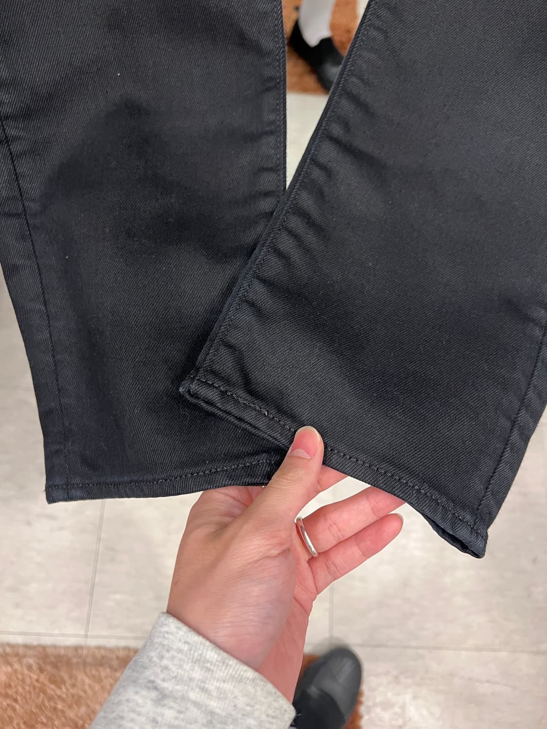 Levis 리바이스 블랙 데님 팬츠 (34inch) 상품이미지4