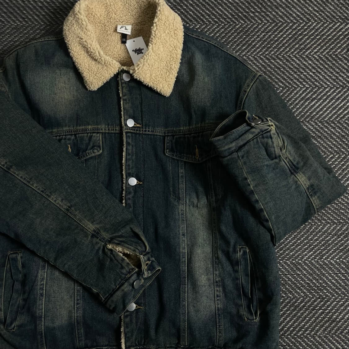 빈티지 쉐르파 데님 트러커 자켓 y 3691 상품이미지5
