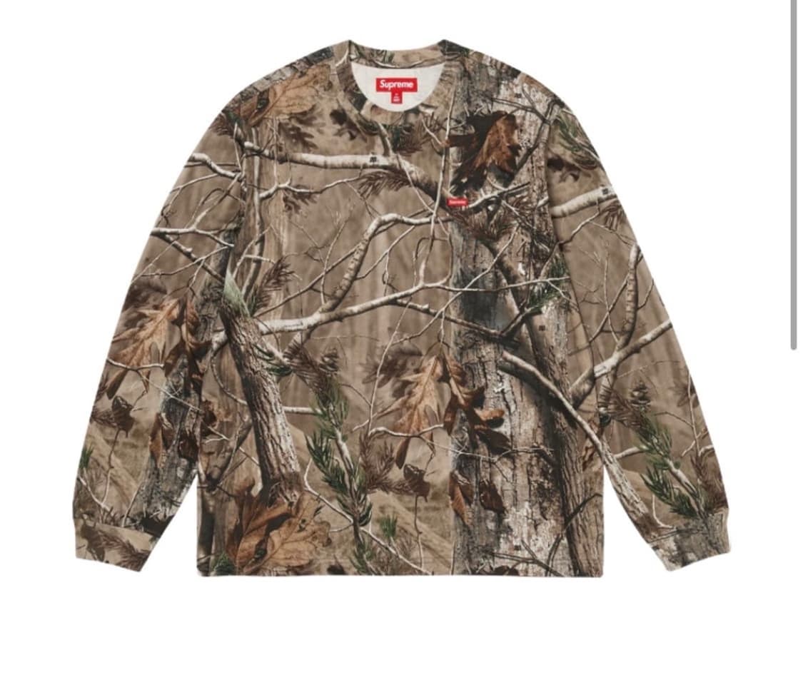 슈프림 리얼트리 롱슬리브 M 상품이미지1