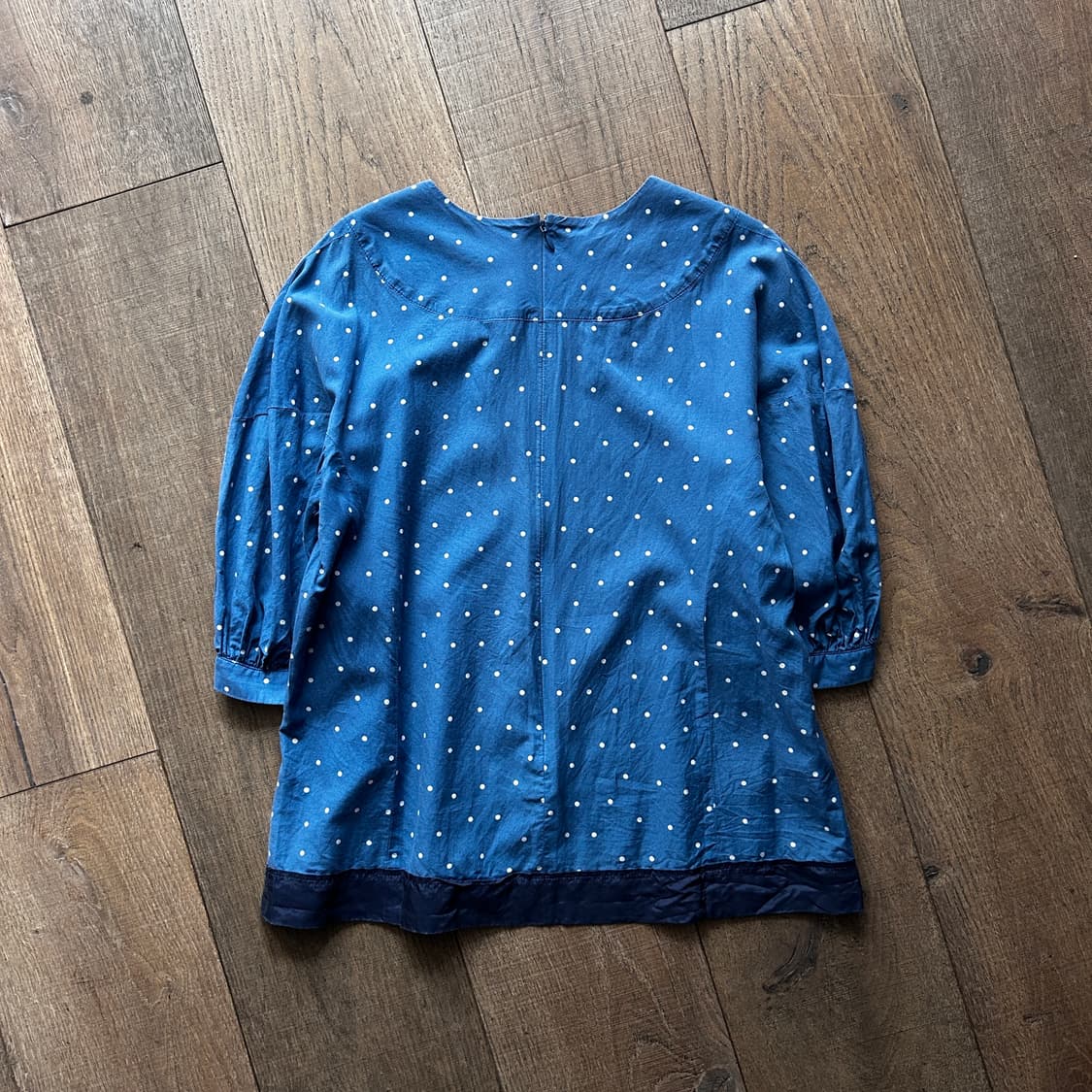 Blue Dot Half Blouse 상품이미지7
