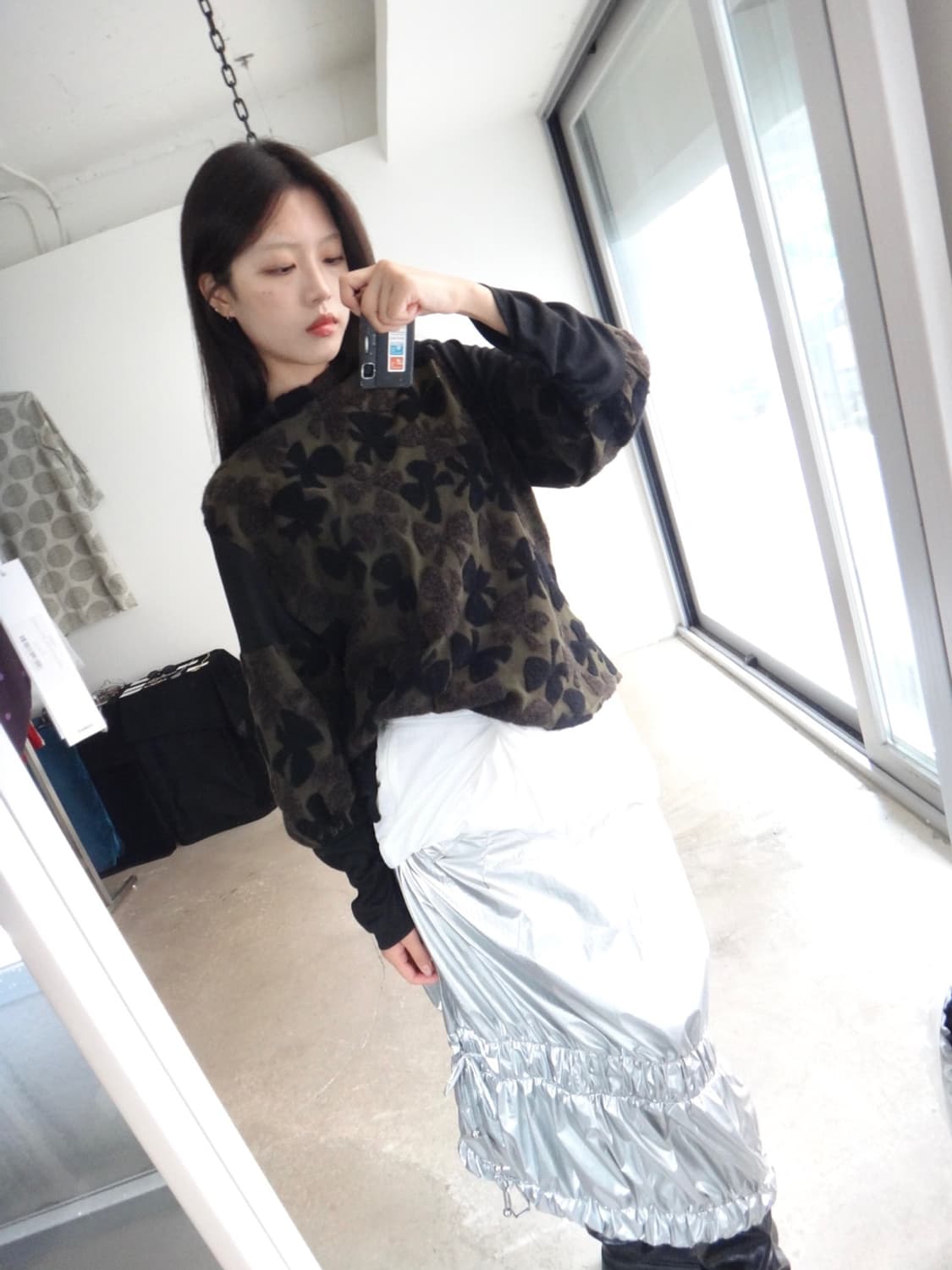 Clover high neck boucle knit 상품이미지1