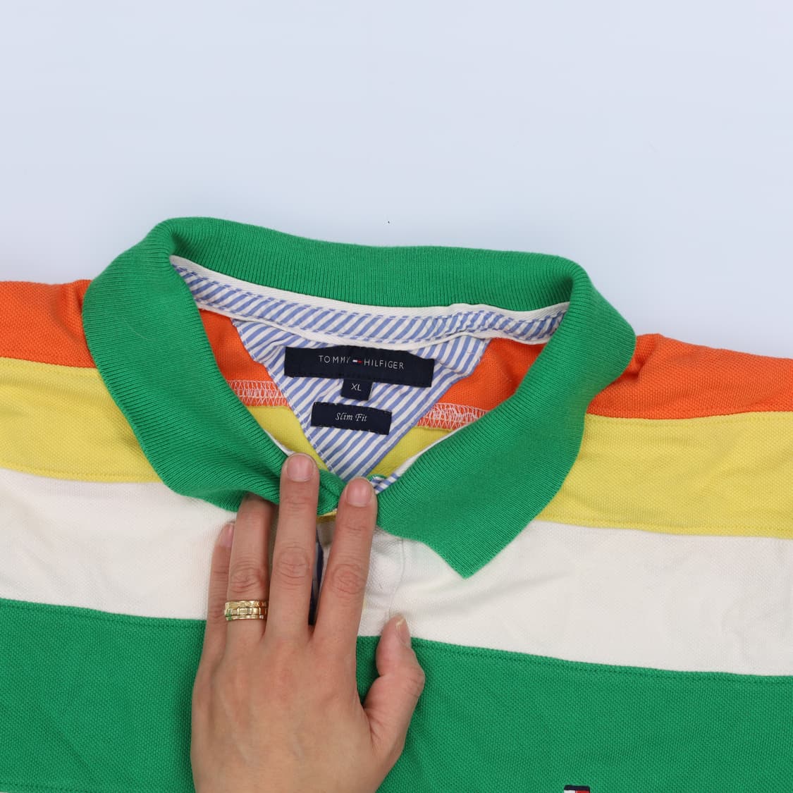 XL 타미힐피거 슬림핏 PK셔츠 0306H1 상품이미지4