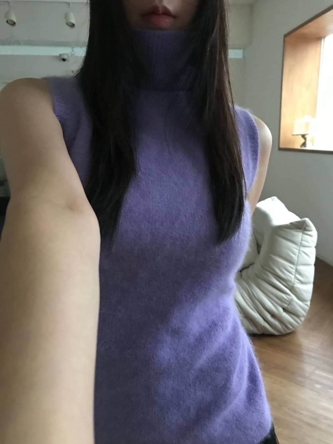 vintage angora turtle neck knit 상품이미지1