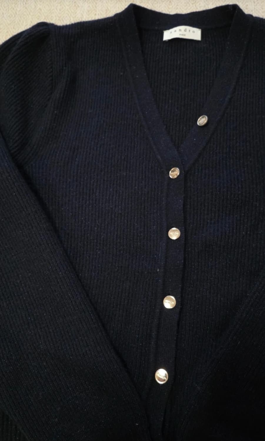 산드로 네이비 가디건 상품이미지3