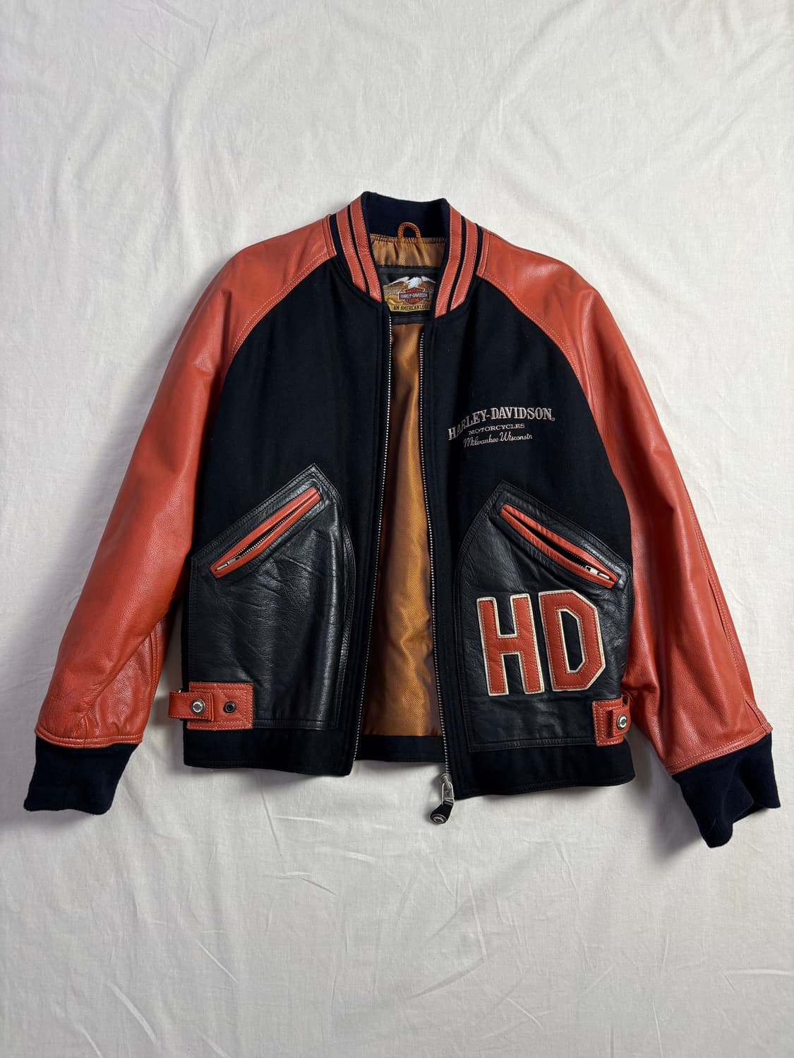 Harley Davidson 할리데이비슨 블루종 자켓 L 상품이미지1