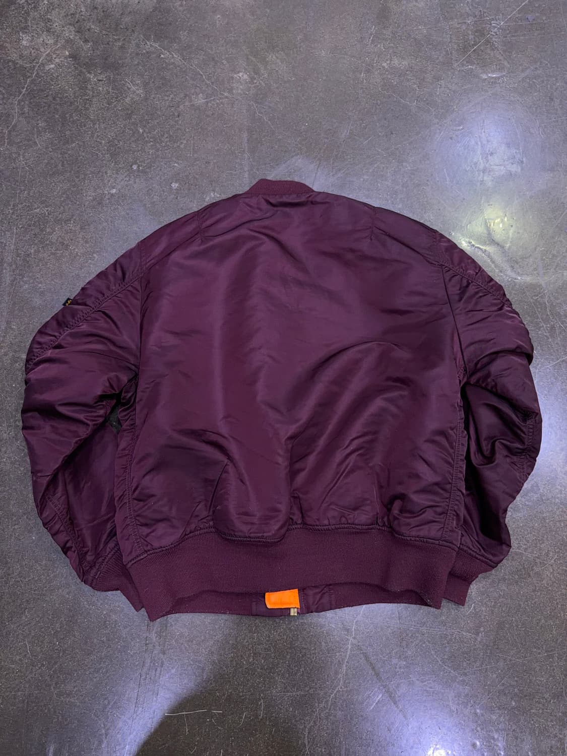 알파인더스트리 MA-1 마룬 항공점퍼 버건디 XL 상품이미지2