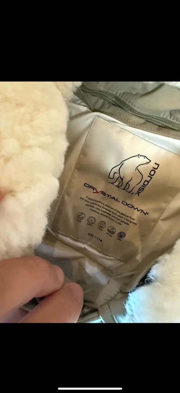 노르디스크 리얼퍼 크리스탈다운 헌팅점퍼(110) 상품이미지4