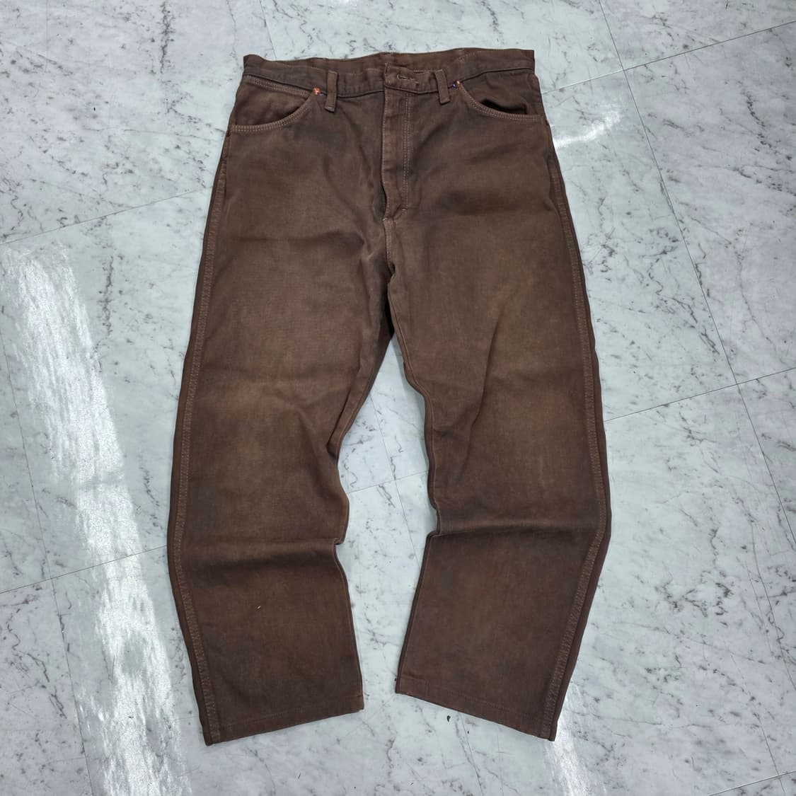 WRANGLER 랭글러 USA 80s 바지 웨스턴 브라운 팬츠 32 상품이미지1