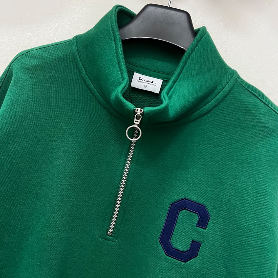 커버낫 C 로고 하프집업 맨투맨 L 상품이미지3