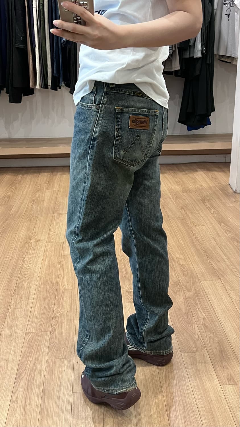 Wrangler 랭글러 워싱 데님팬츠 (31인치) 상품이미지1