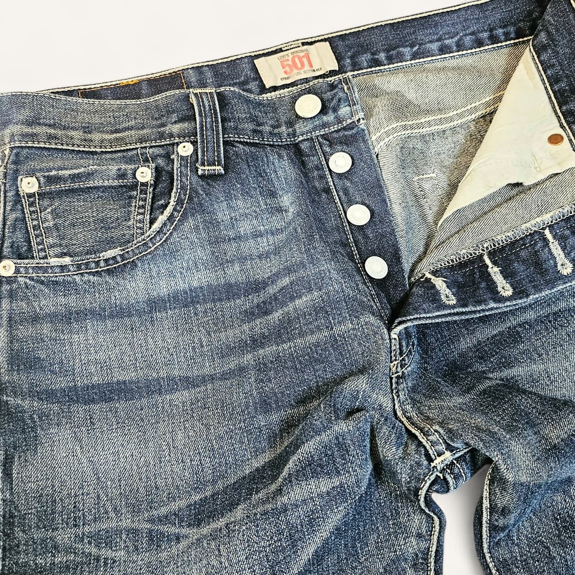 [30X32][리바이스]00's 일본판 501®기무라타쿠야 데님 한정판# 상품이미지4