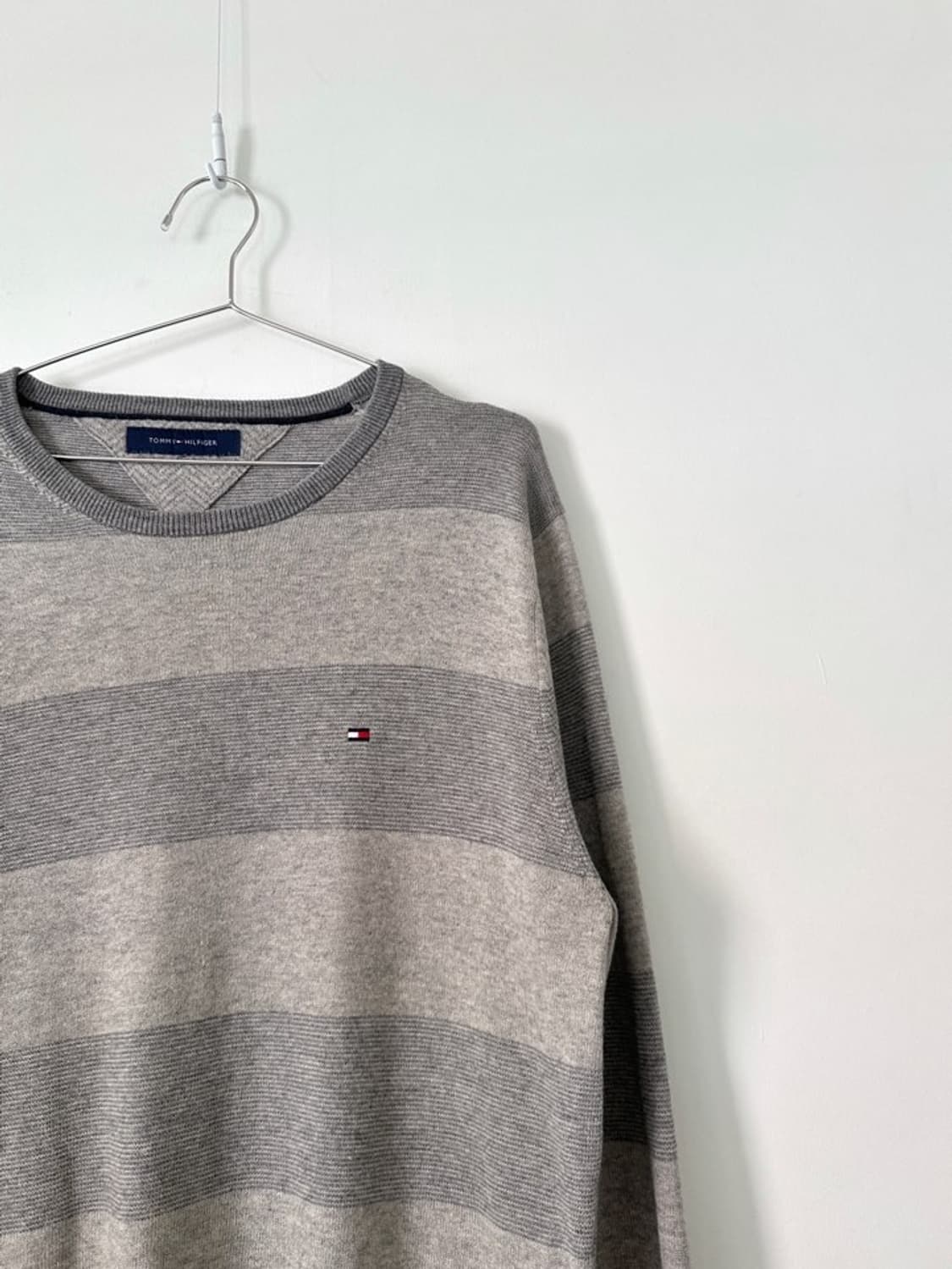 TOMMY HILFIGER stripe knit / grey 상품이미지2