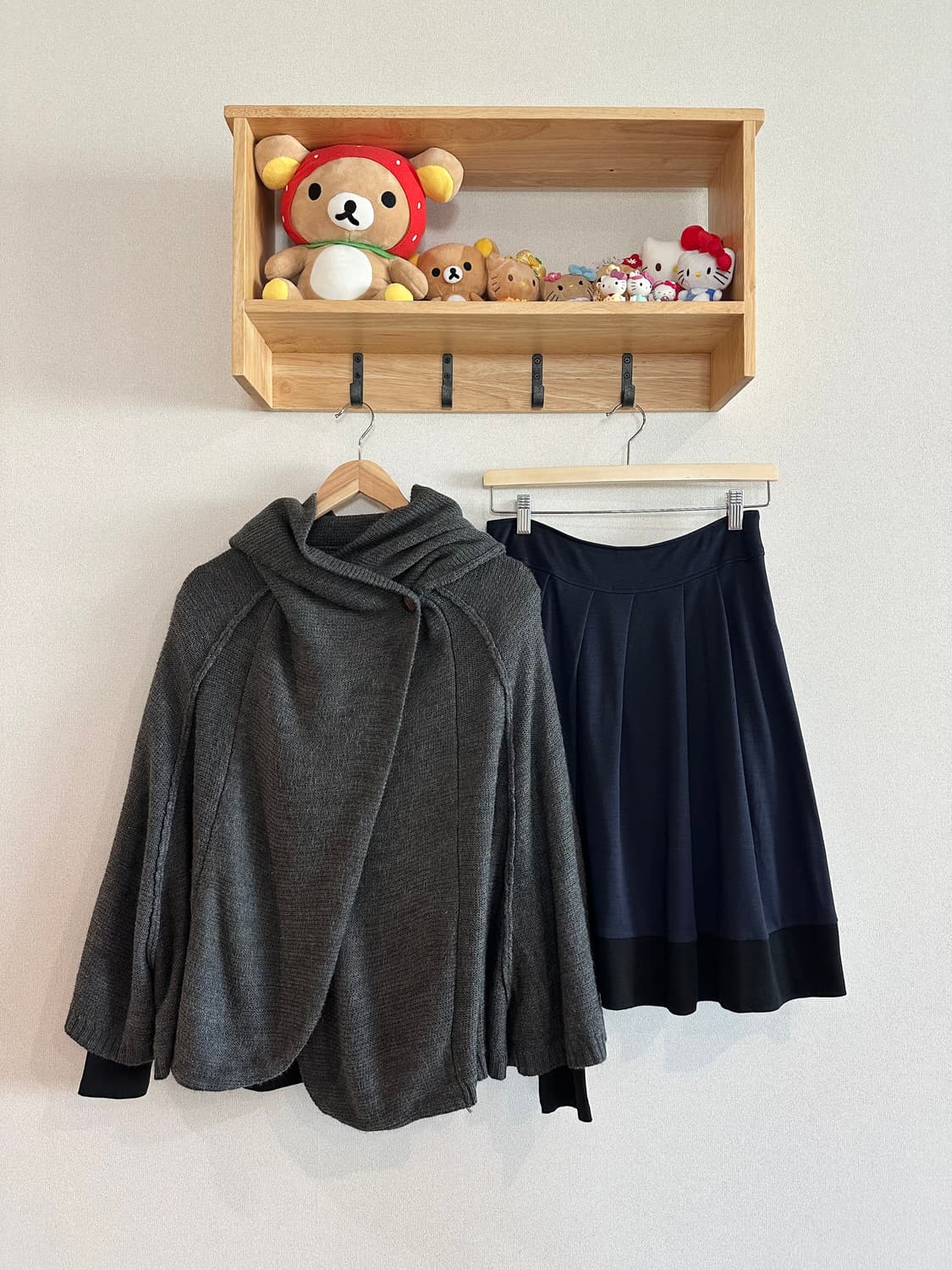 jpn 일본소녀 너드 모리걸 하구미 스즈코 레이어드 코디세트 상품이미지1