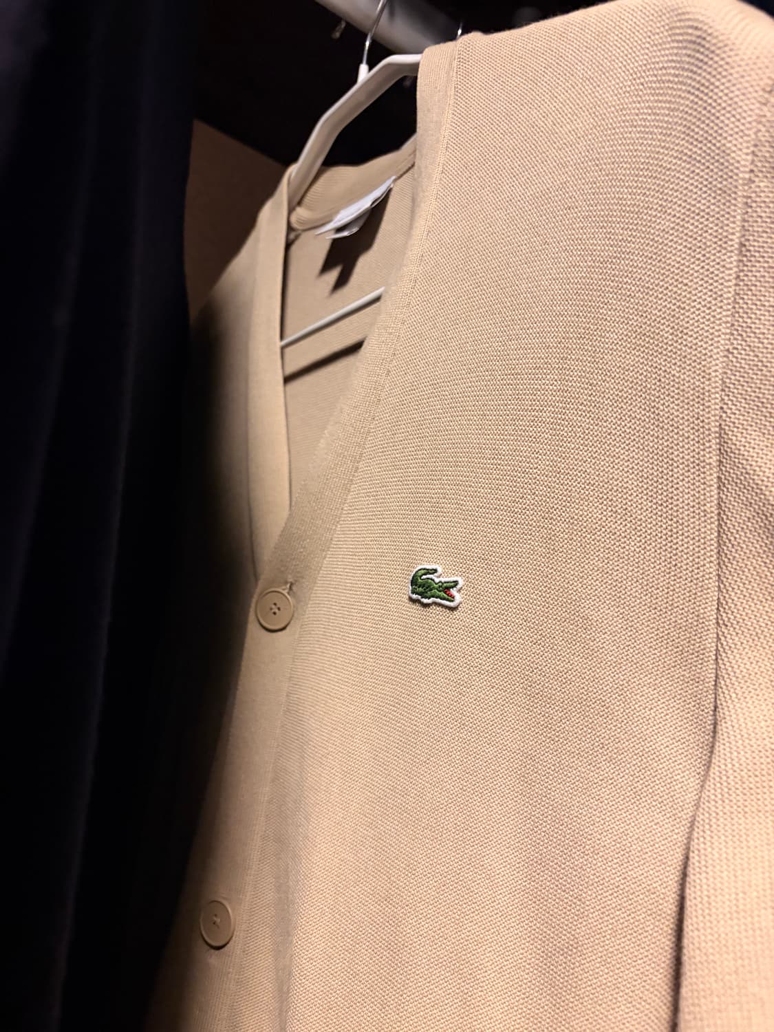 라코스테 베이지 가디건 상품이미지1