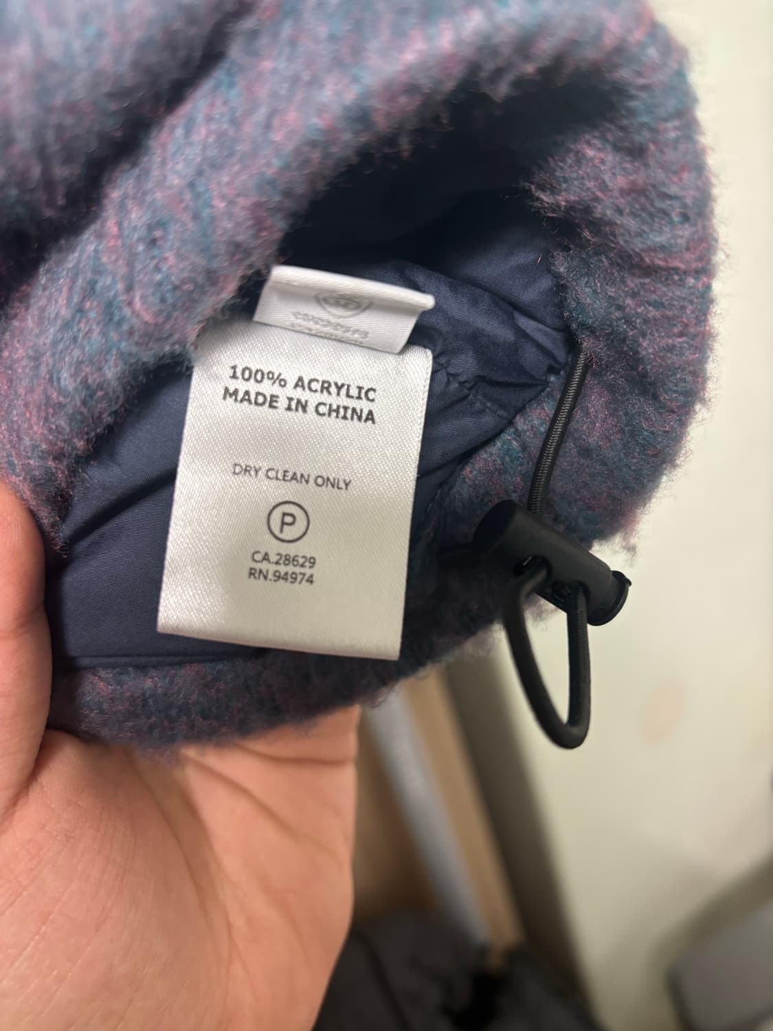 [M] 스투시 퍼플 아크릴 자켓 상품이미지3