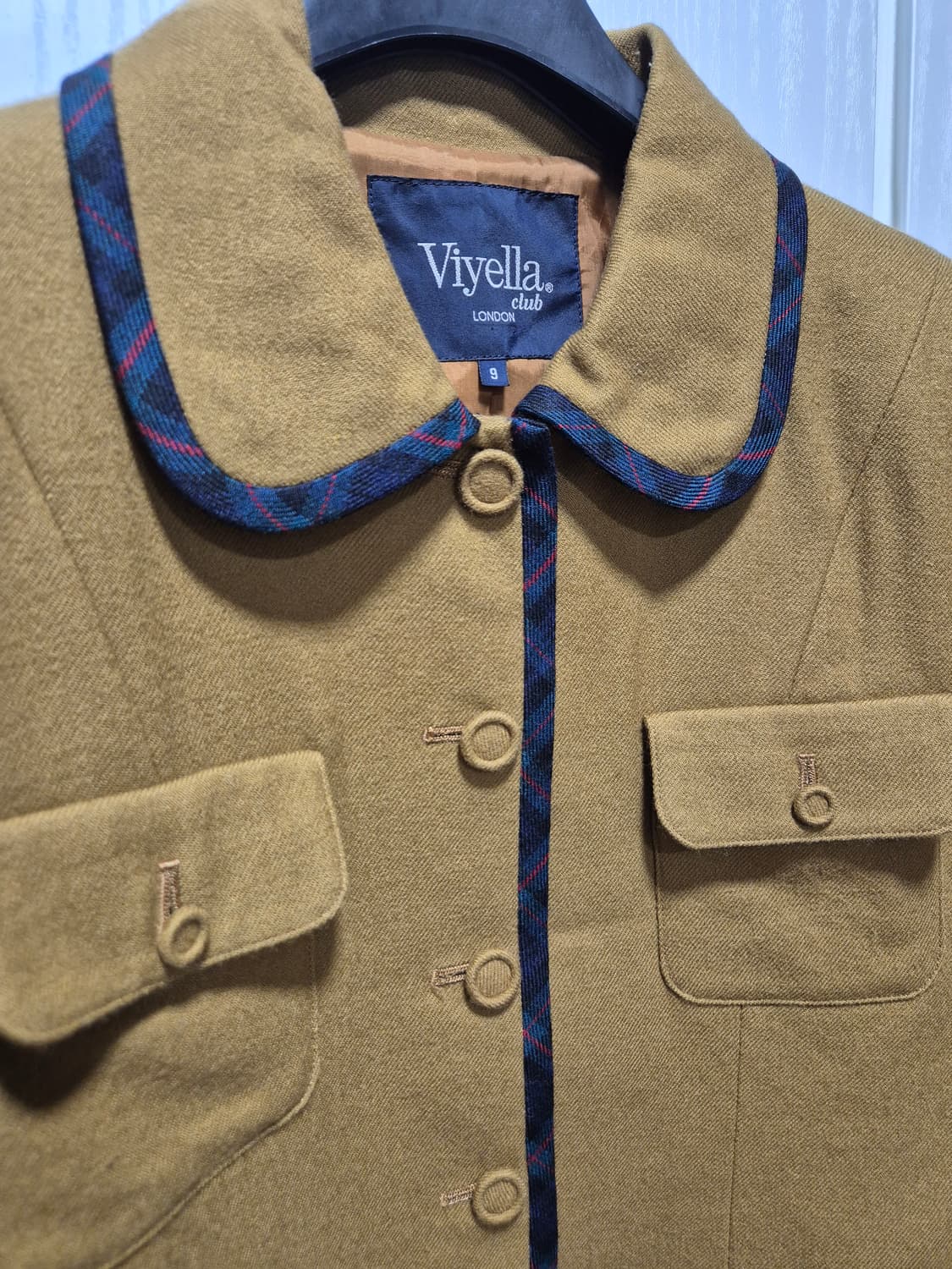 Viyella. 빈티지 브라운 자켓 상품이미지2