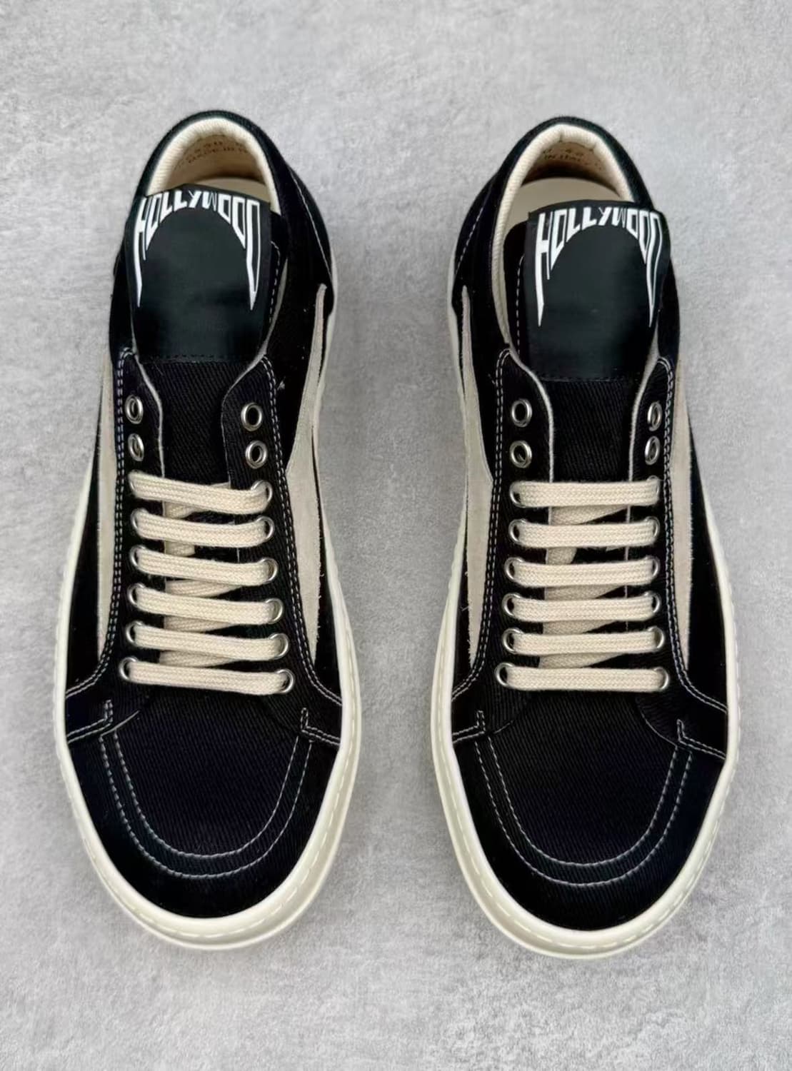 릭 오웬스 다크쉐도우 빈티지 스니커즈 블랙 밀크 상품이미지2