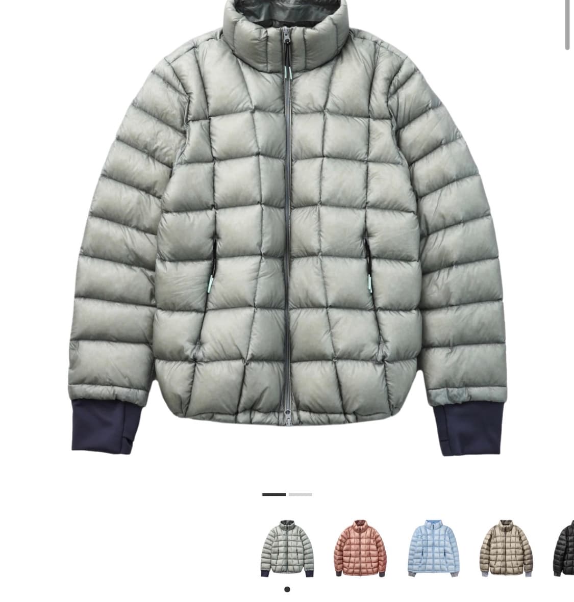 999휴머니티 모듈러 라이트 구스 퍼퍼 라이트 그레이 상품이미지3