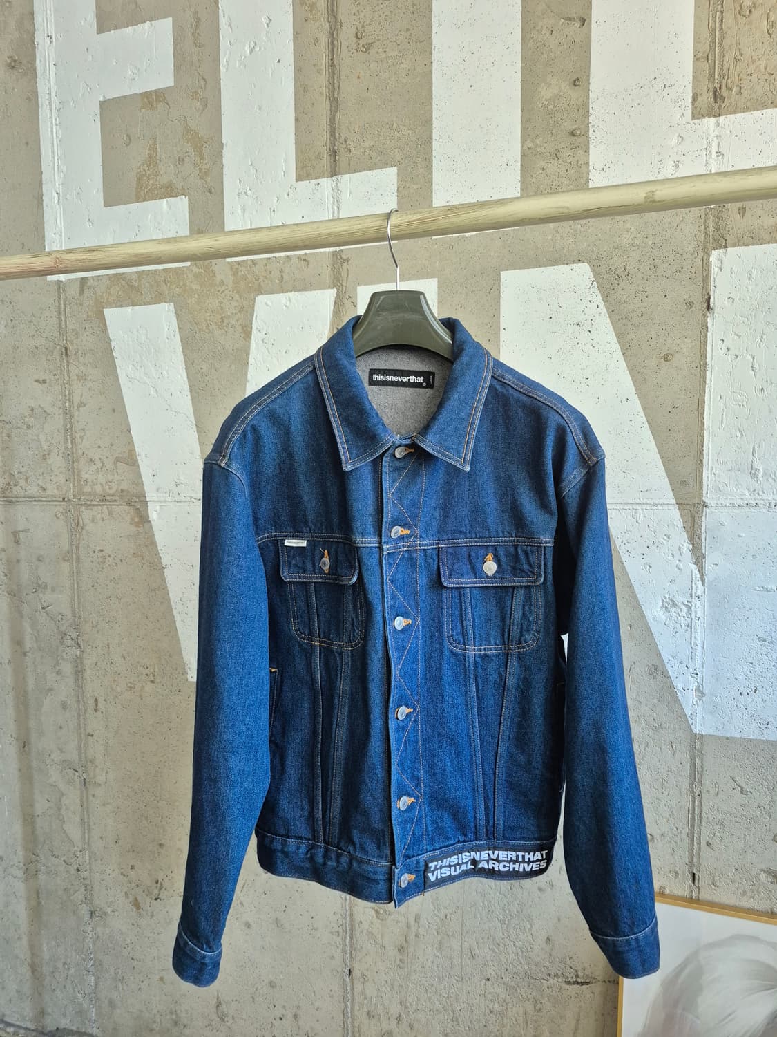 남성100)디스이즈네버댓 데님 자켓 청자켓 상품이미지2