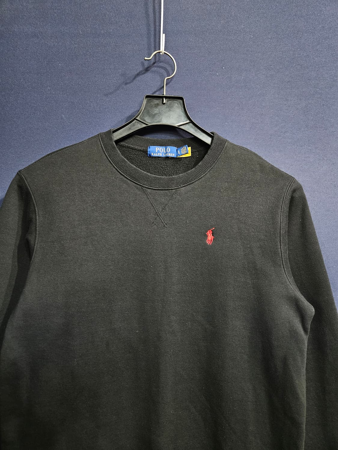 폴로 랄프로렌 블랙 남성 100 기모 맨투맨  상품이미지7