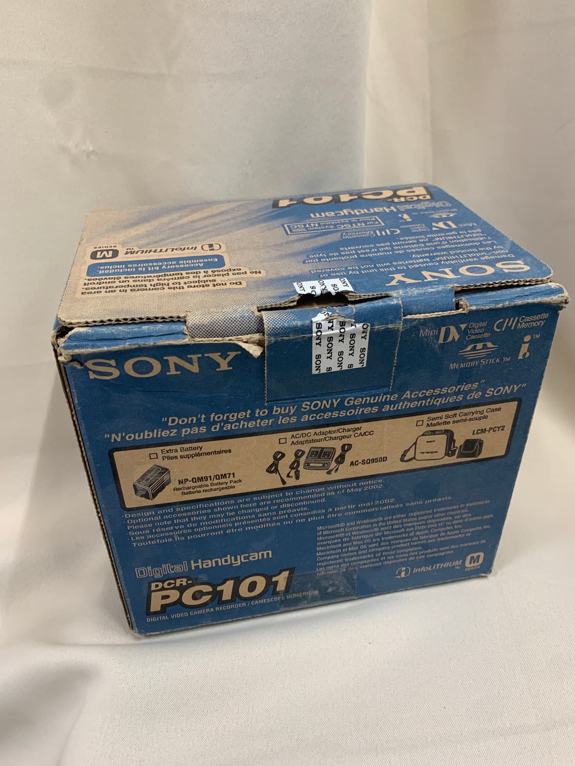 소니 빈티지 캠코더 DCR-PC101 박스 풀구성 상품이미지2