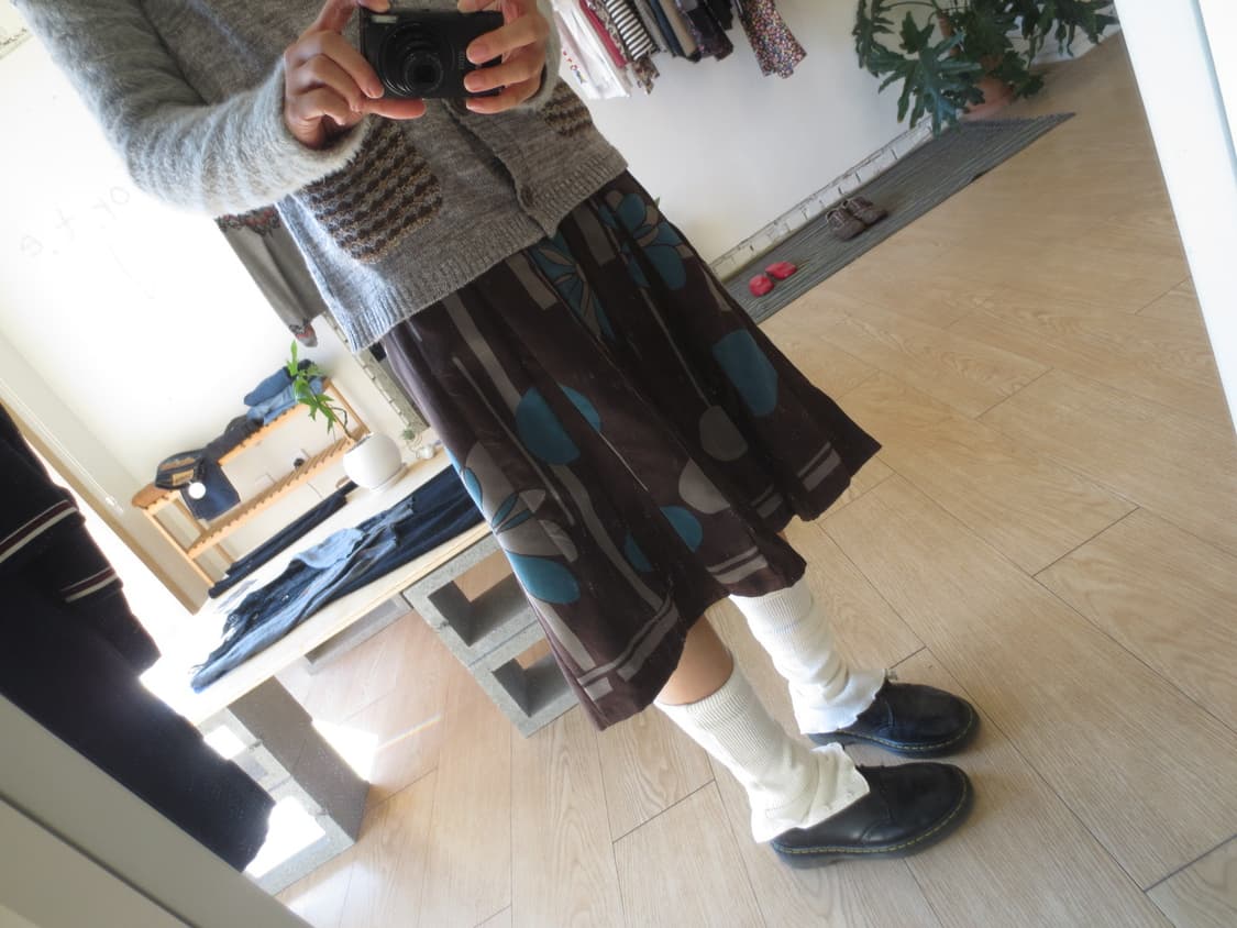 Vintage flower skirt 상품이미지2