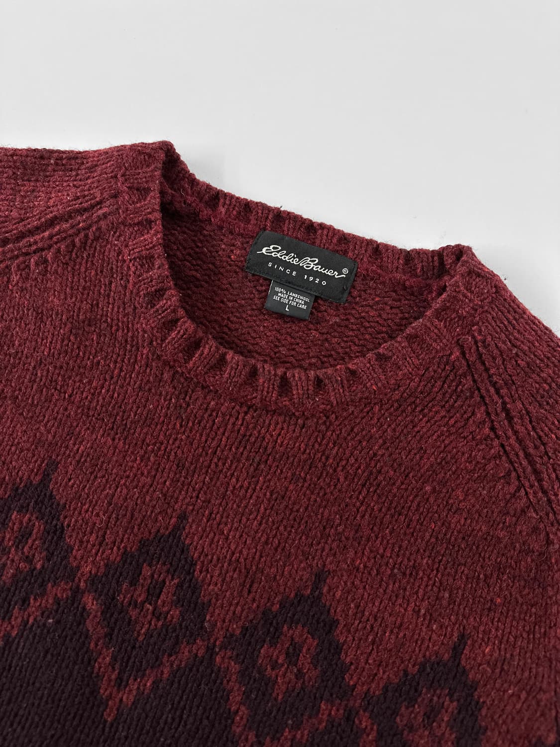 빈티지 에디바우어 패턴 스웨터 상품이미지4