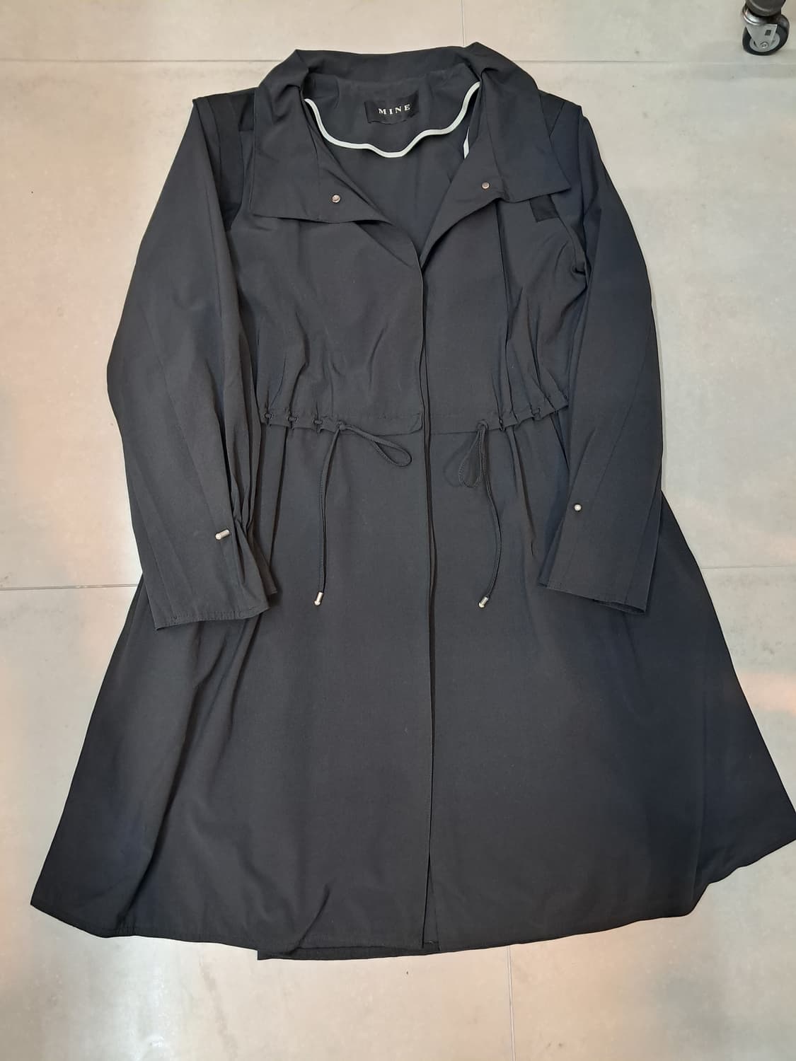마인 블랙 트렌치 코트 상품이미지1