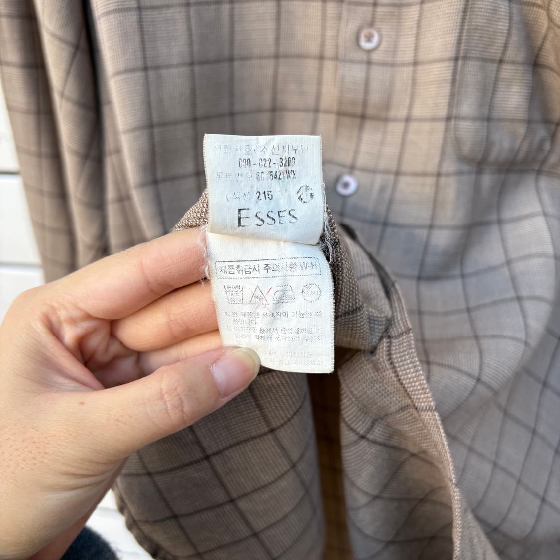 Yves Saint Laurent 입생로랑 체크 셔츠 상품이미지6