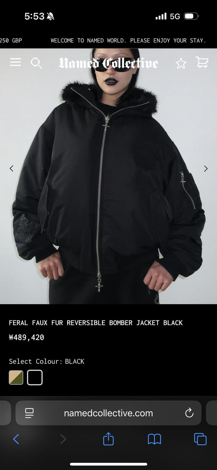 네임드 콜렉티브 봄버자켓 상품이미지4