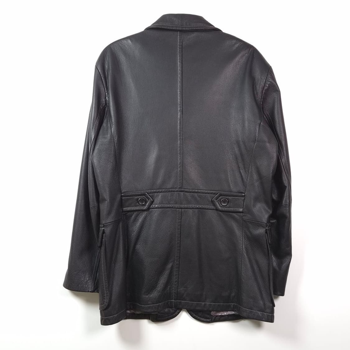 마르키스 옴므 천연 산양가죽 레더 블레이저 자켓 L 상품이미지4