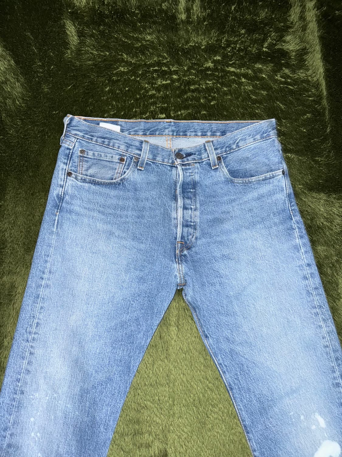[W32/L30] 리바이스 501 WATERLESS 워싱 데님 팬츠 상품이미지5