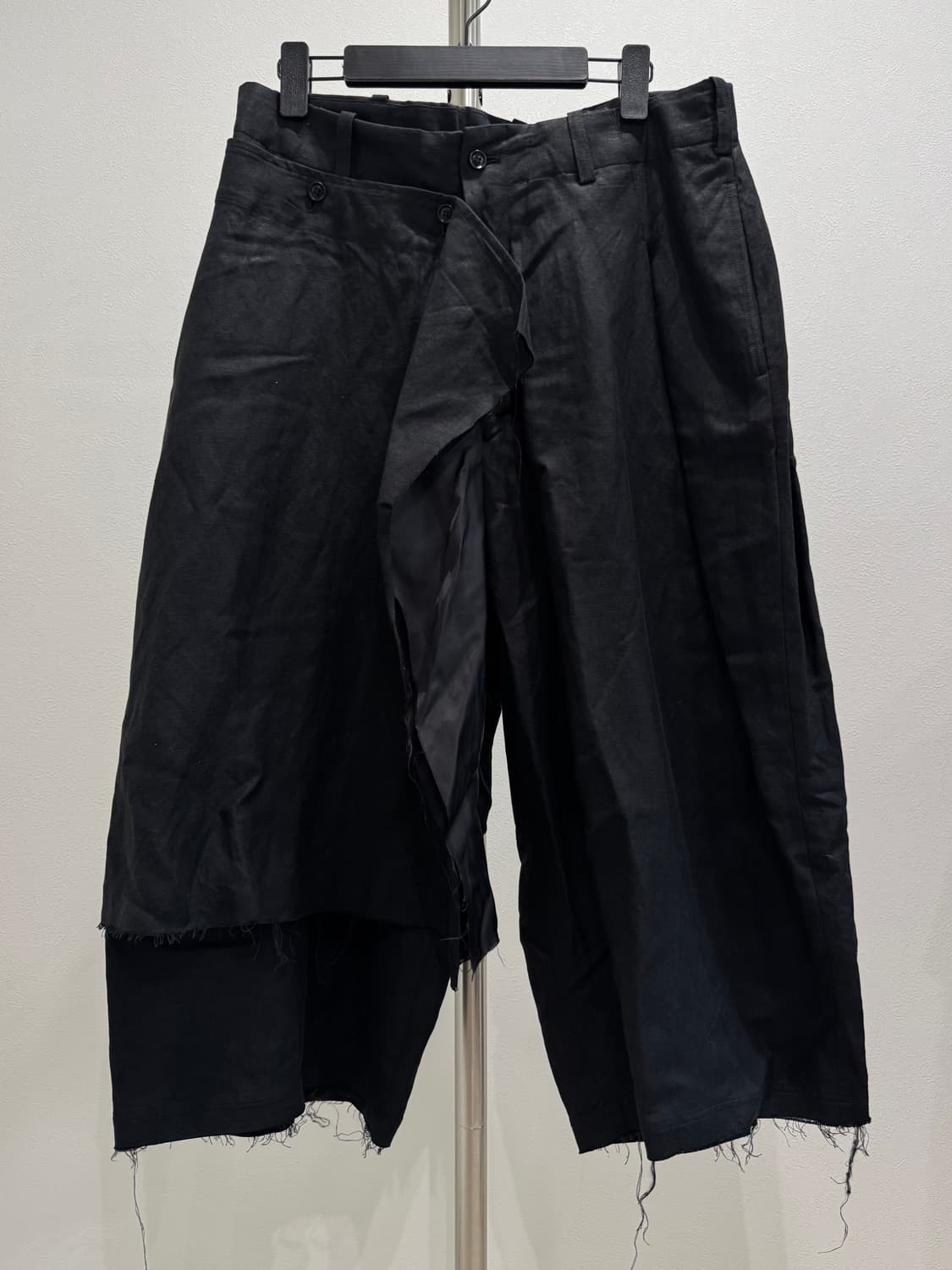 요지야마모토 패널 레이어드 하카마 팬츠 상품이미지2