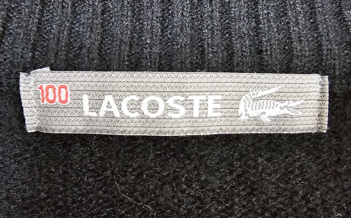 라코스테 아가일 니트 집업 가디건 100 상품이미지3