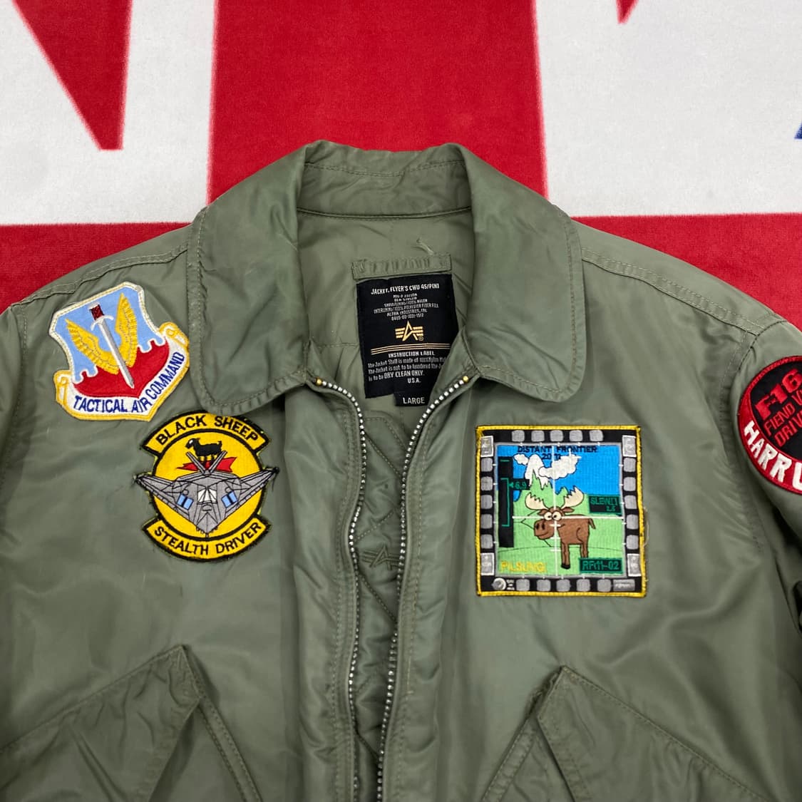 알파인더스트리 MA-1자켓 L 상품이미지3