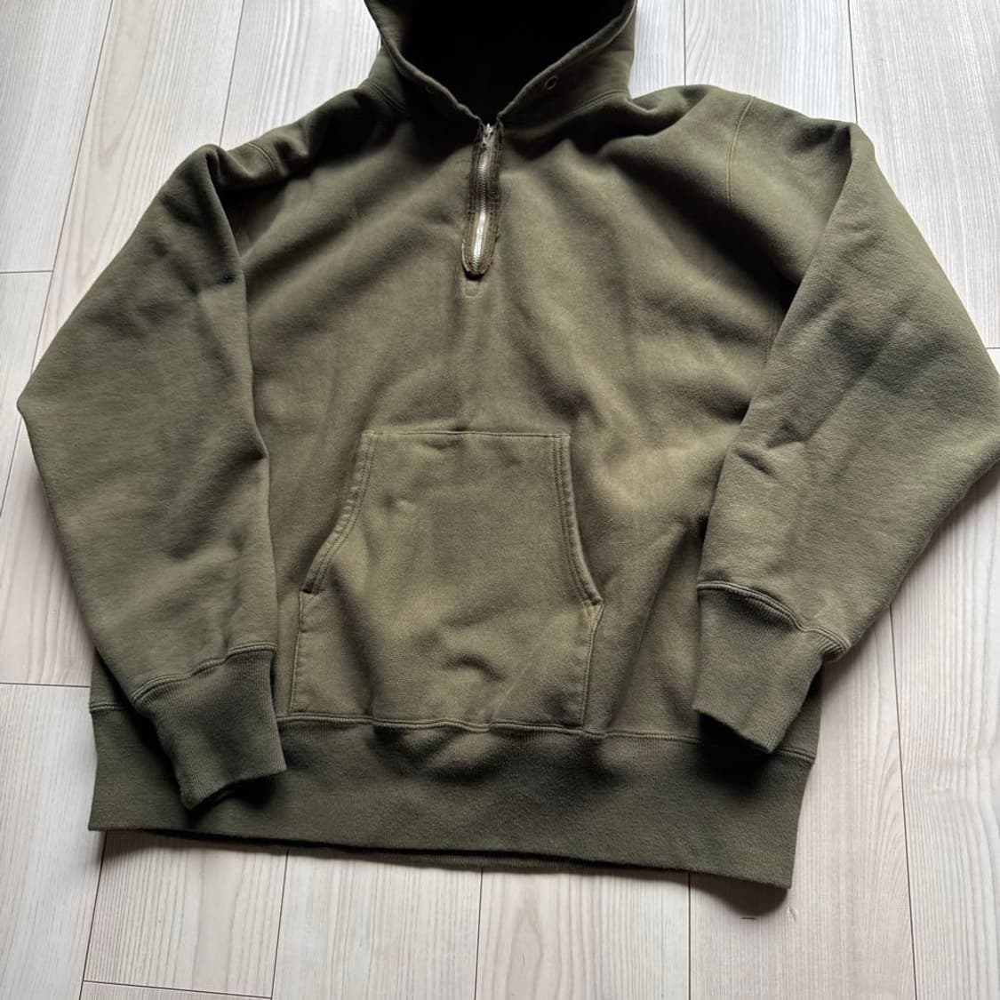 25ss VINTAGE HALF ZIP SWEAT HOODIE 상품이미지4