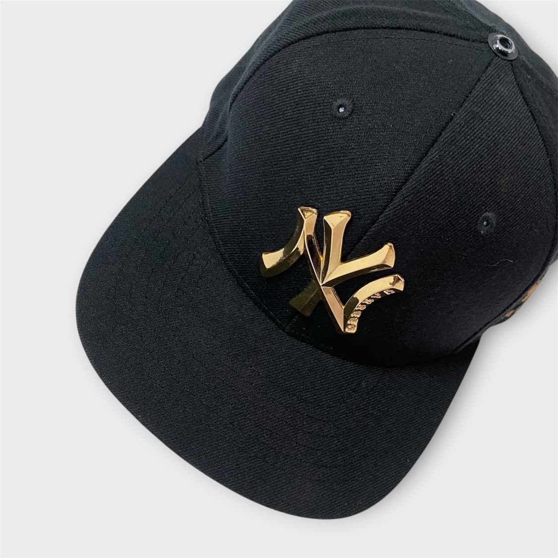 MLB 뉴욕양키즈 골드 메탈 원포인트 스냅백 (1857) 상품이미지8
