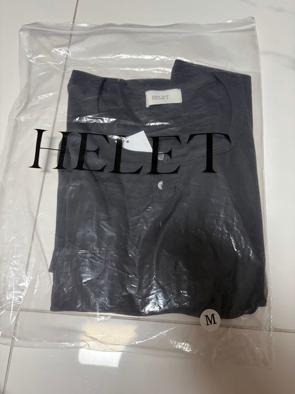 헬렛 slim cropped henley neck 상품이미지2