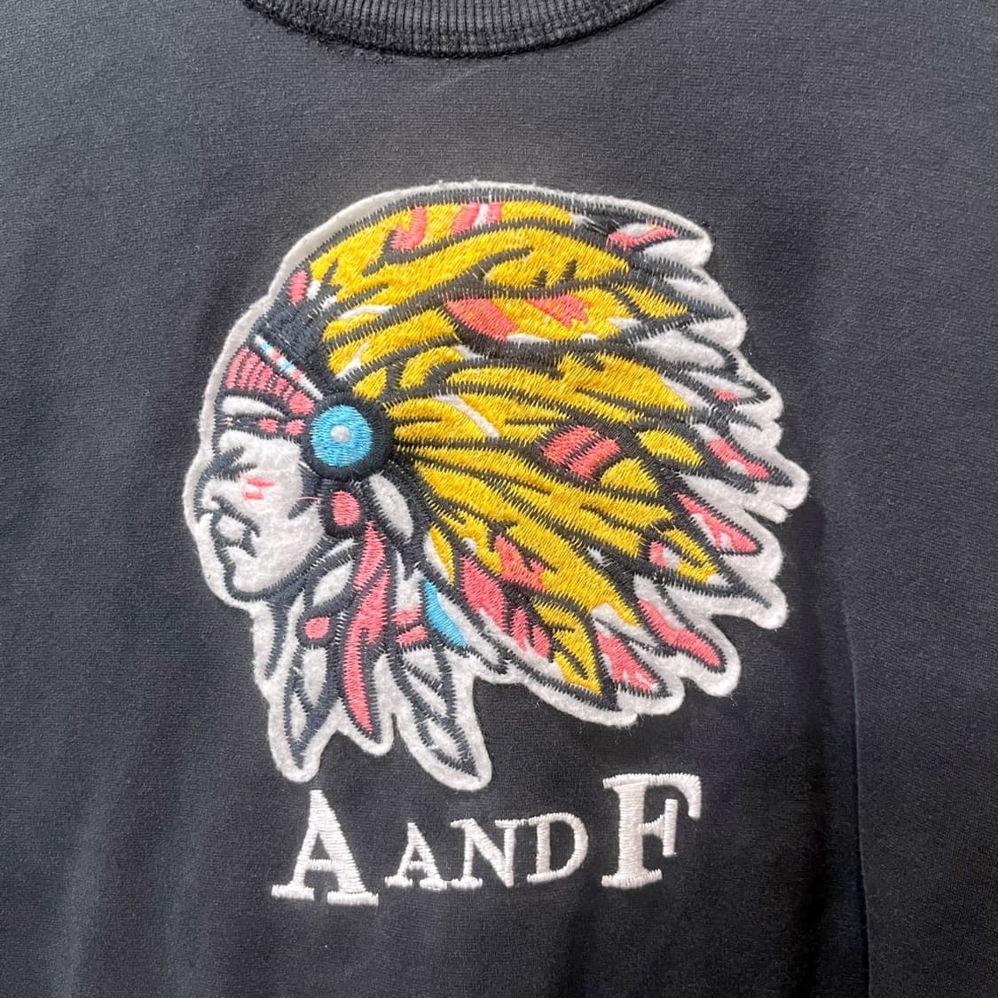 아베크롬비 인디언 패치워크 롱슬리브 티 (M) 상품이미지2