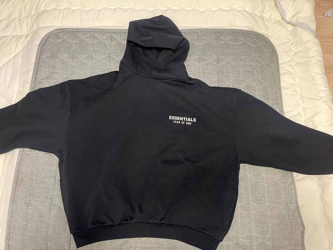 에센셜 Fear Of God 후드티 블랙 24FW 상품이미지1