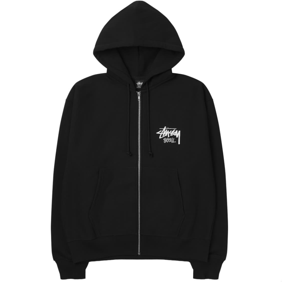 스투시 stussy 서울 seoul 후드집업 블랙 M 상품이미지2