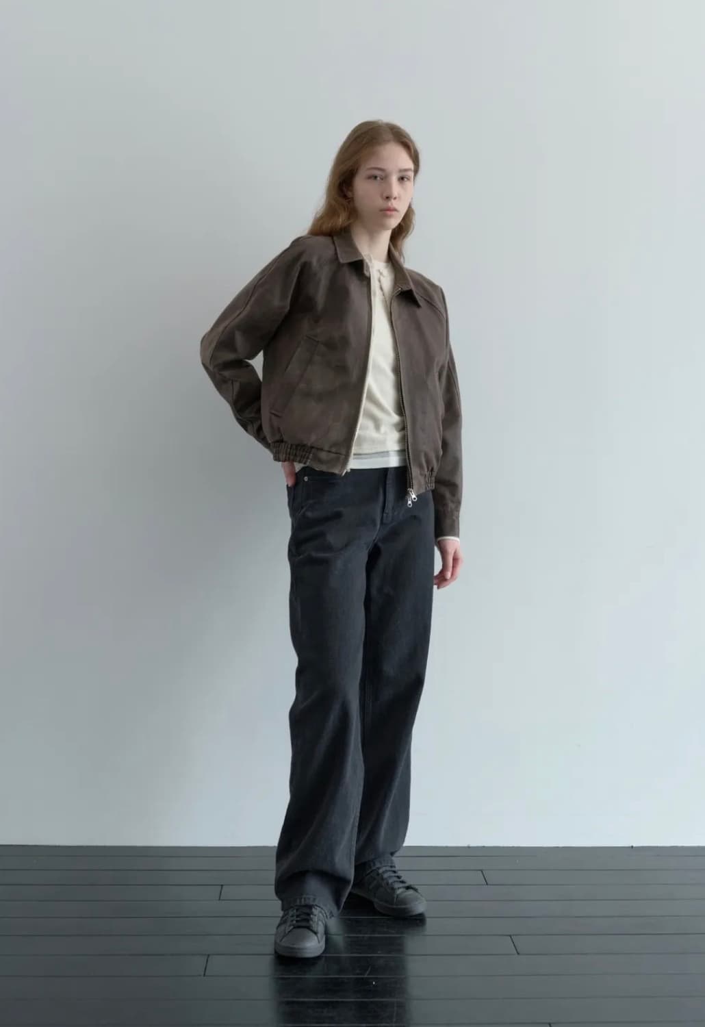 포저 워싱 흑청 데님 상품이미지1