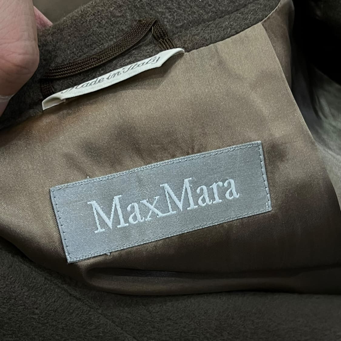  막스마라 베이지 울 맥코트 y13943 상품이미지7