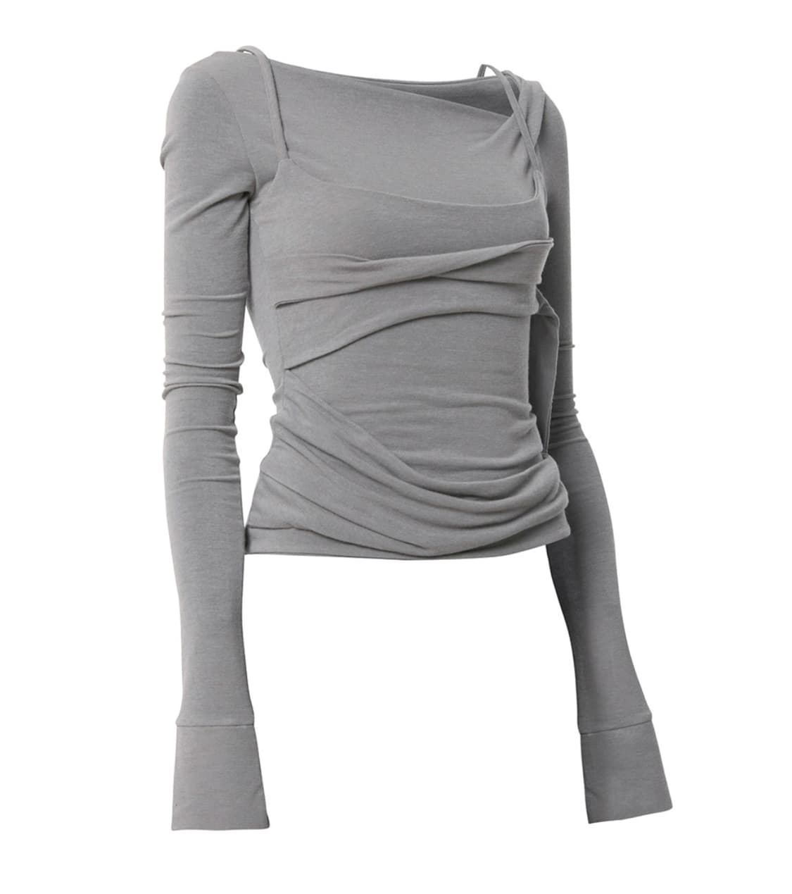 FLARE UP Layered Bustier Long Sleeve 상품이미지4