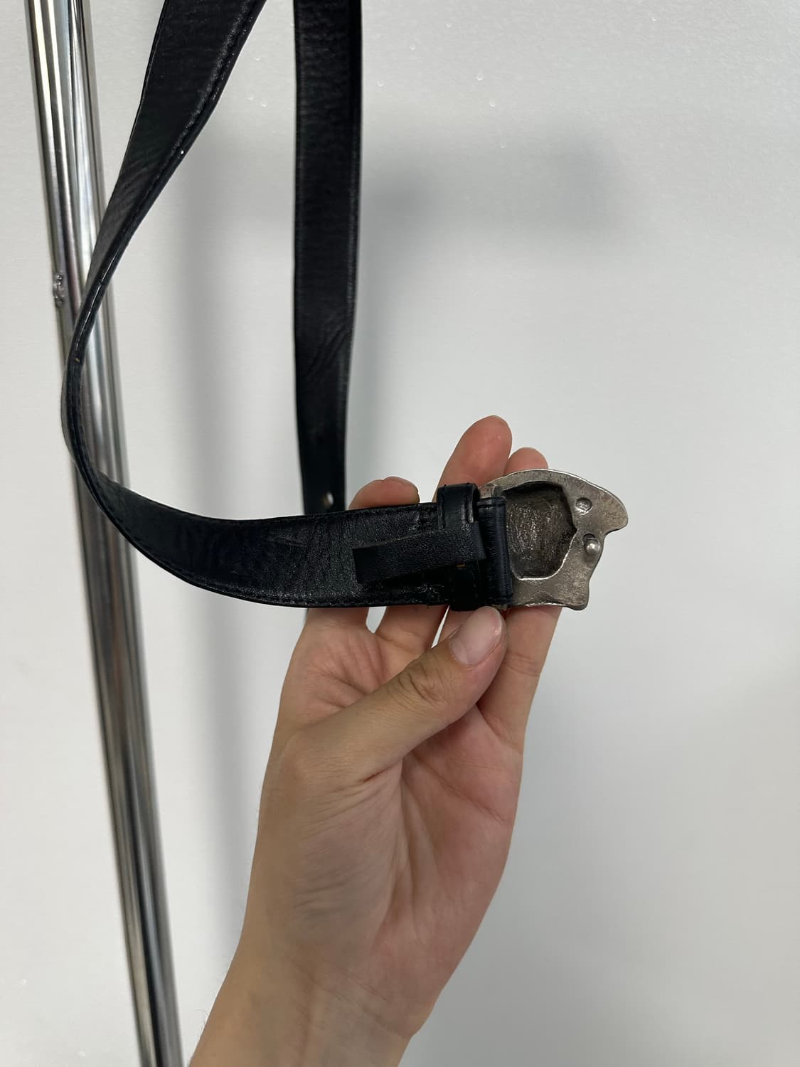 90s Gianni Versace Medusa Silver Belt 상품이미지4