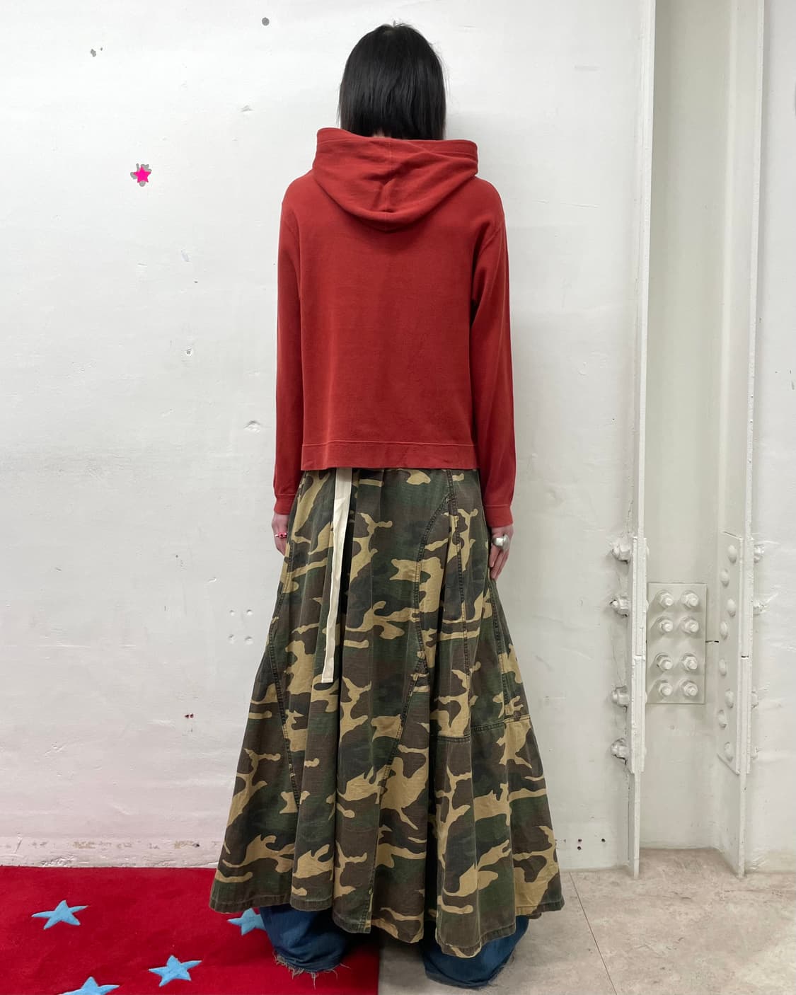 Kansai Shoe Printed Red Hoodie 상품이미지5